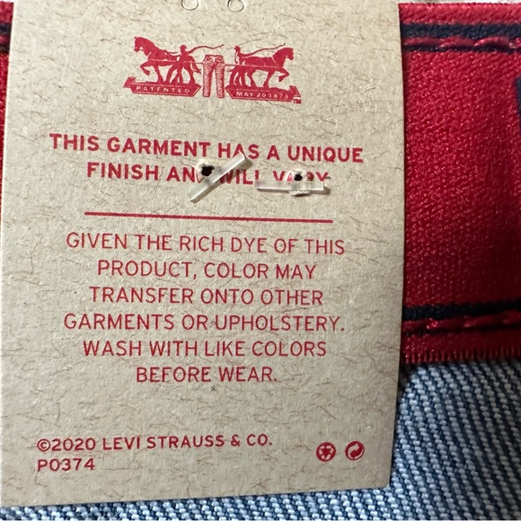 NWT Levi’s Jeans 511 Slim, Men’s 28x30 - Picture 9 of 11
